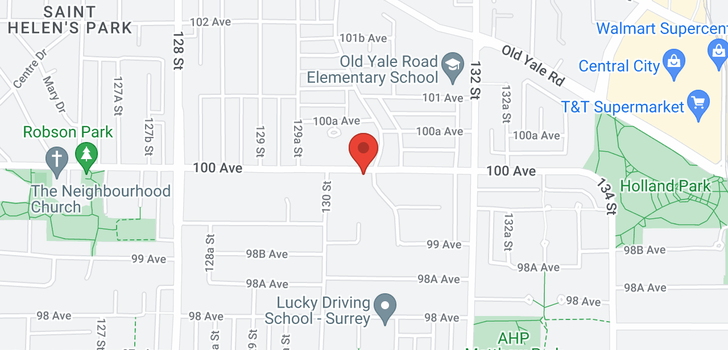 map of 13058 100 AVENUE